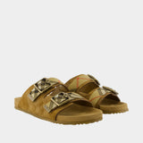 Lf Urchin Sandals - Burberry - Leather - Brown