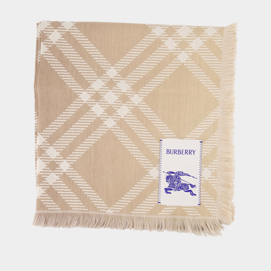 Mu Gradient Scarf - Burberry - Wool - Beige