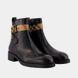 Lf Huntley 25 Ankle Boots - Burberry - Leather - Black