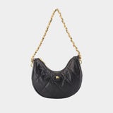 Ll Horseshoe Chain Shoulder Bag - Burberry - Leather - Black