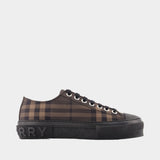 Mf Trn Jack M Chk Sneakers - Burberry - Nylon - Brown