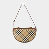 Ll Small Bridle Saddle Ysa Shoulder Bag - Burberry - Cotton - Beige