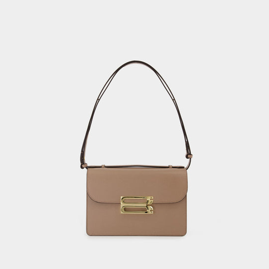The Dorian Crossbody - Victoria Beckham - Leather - Beige
