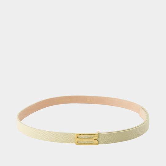 Micro Frame Belt - Victoria Beckham - Leather - White