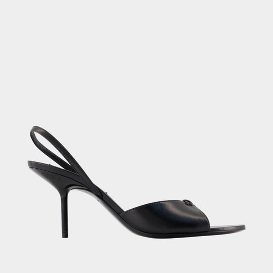 Naked Sandals - Victoria Beckham - Leather - Black