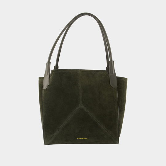 Small Victoria Tote Shopper Bag - Victoria Beckham - Leather - Green