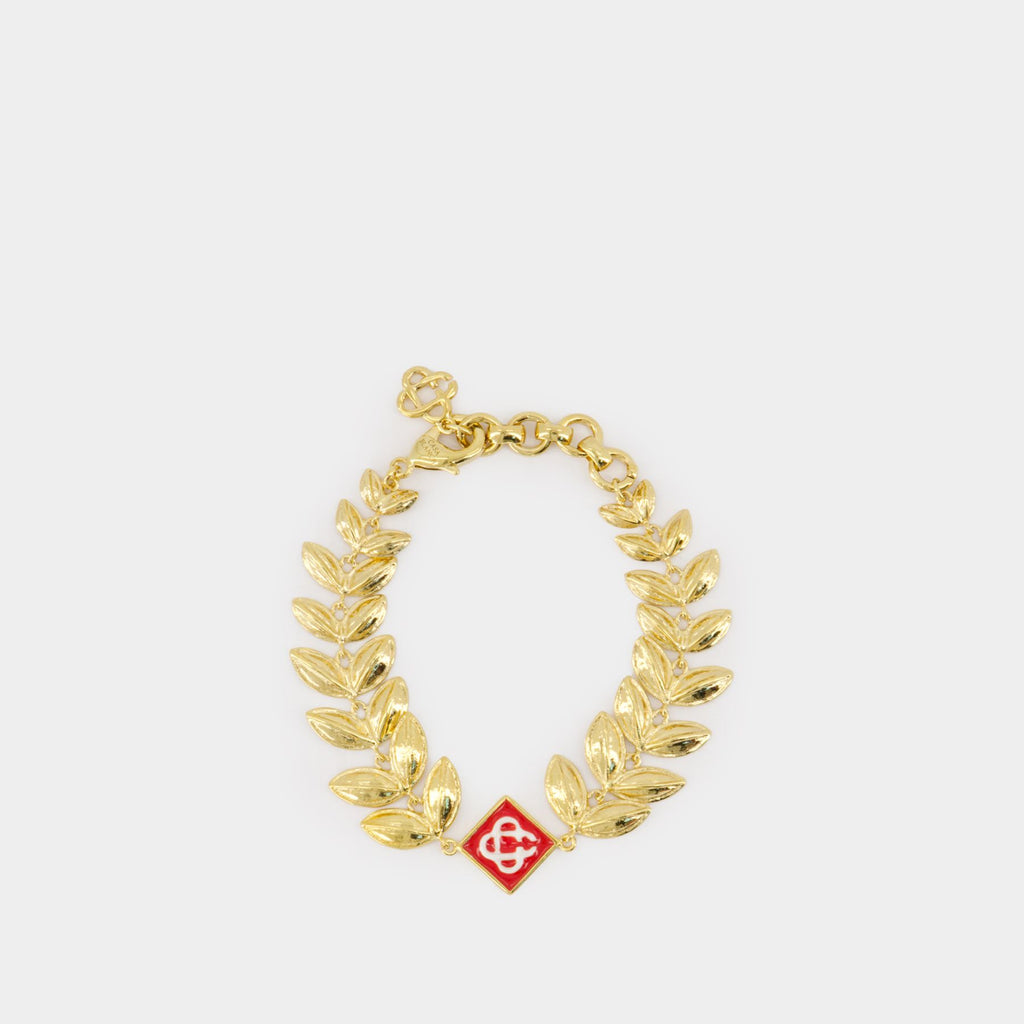 ブレスレット Laurel Leaf Bracelet - Casablanca - Gold - Gold Casablanca Laurel Leaf Bracelet | Gold | FARFETCH