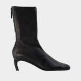 Harlow Mid 55 Boots - Victoria Beckham - Leather - Black