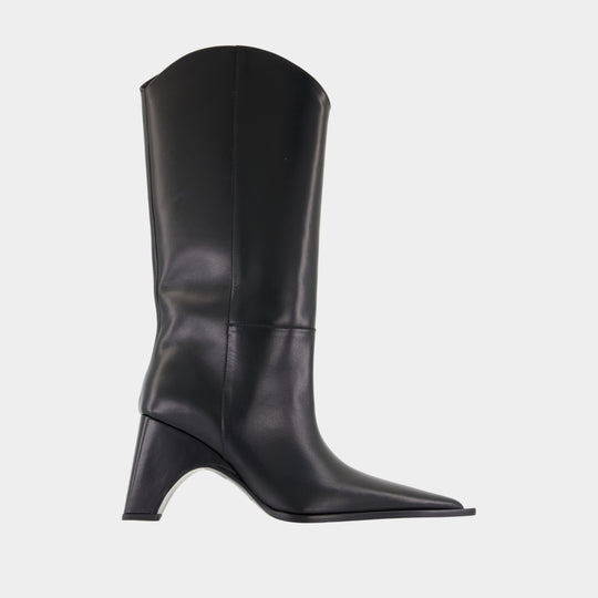Bridge Cowboy Boots - Coperni - Leather - Black