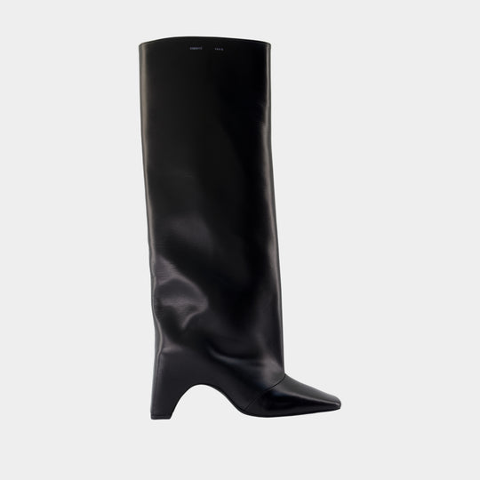 Cowboy Bridge Boots - Coperni - Leather - Black