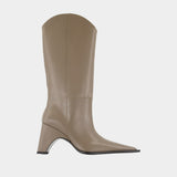 Cowboy Bridge Boots - Coperni - Leather - Brown