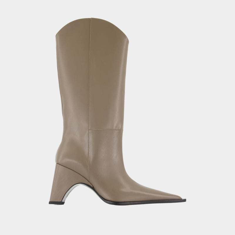 Cowboy Bridge Boots - Coperni - Leather - Brown