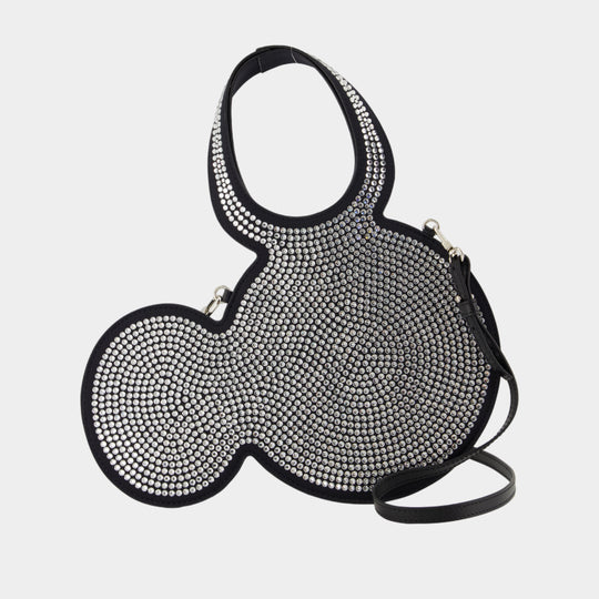 Mickey Mini Shoulder Bag - Coperni x Disney - Satin - Black