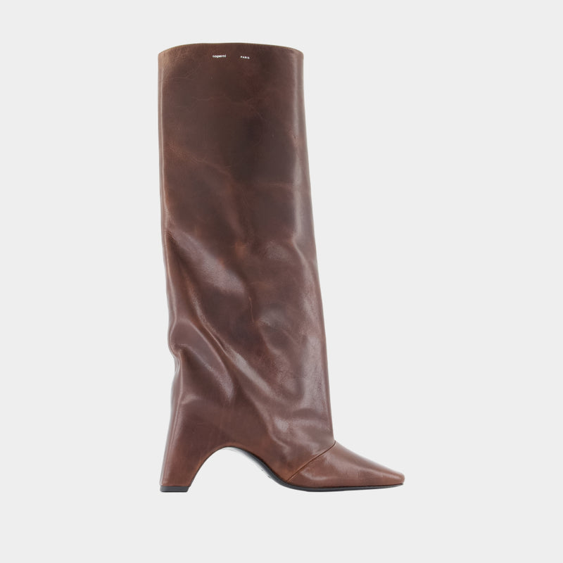 Bridge Boots - Coperni - Leather - Brown