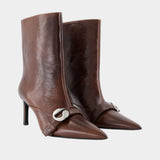Belt boots - Coperni - Leather - Brown