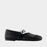 5t ballet flats - Coperni - Leather - Black