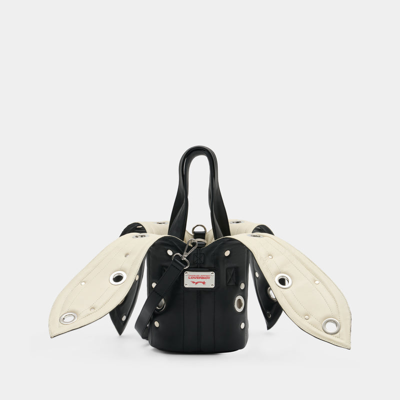 Banana Purse - Charles Jeffrey Loverboy - Leather - Black