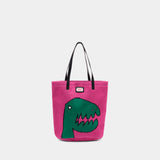 Knitted Shopper Bag - Charles Jeffrey Loverboy - Cotton - Pink