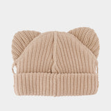 Artisanal Ears Beanie - Charles Jeffrey Loverboy - Cotton - Beige
