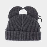Artisanal Ears Beanie - Charles Jeffrey Loverboy - Cotton - Grey
