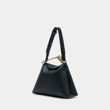 Large Bloom Bag - ERDEM - Leather - Black