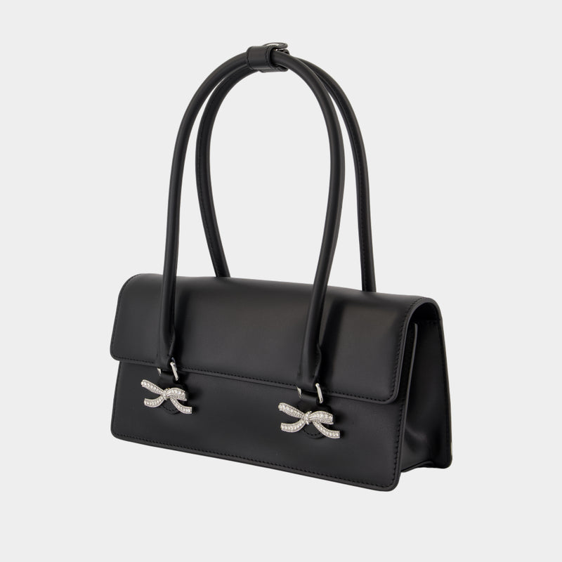 Soft Shoulder Bag - SELF PORTRAIT - Leather - Black