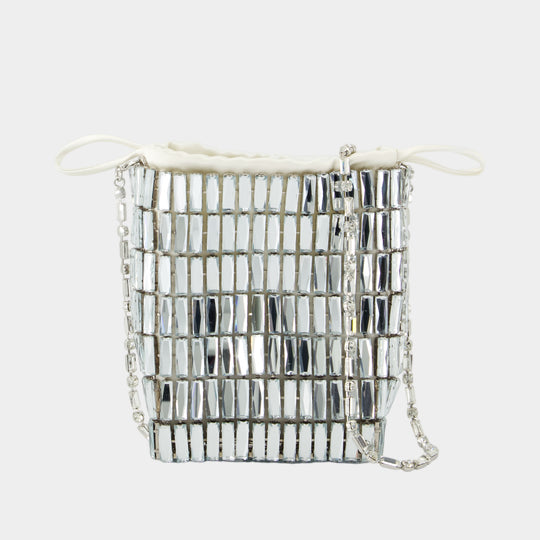 Crystal Mini Crossbody - SELF PORTRAIT - Metal - Silver