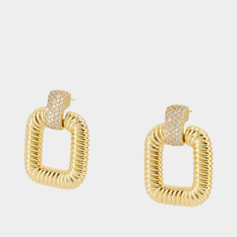 Knocker Earrings - SELF PORTRAIT - Metal - Gold