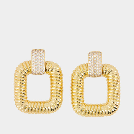 Knocker Earrings - SELF PORTRAIT - Metal - Gold