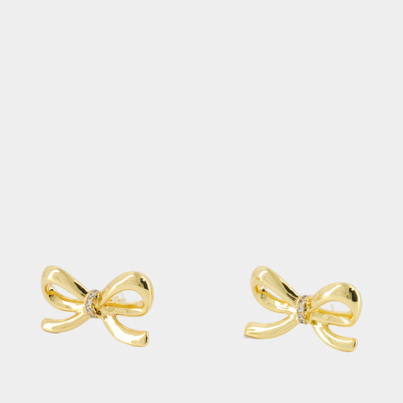Bow Earrings - SELF PORTRAIT - Metal - Gold