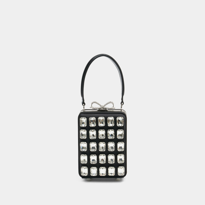 Micro Bag - SELF PORTRAIT - Silk - Black