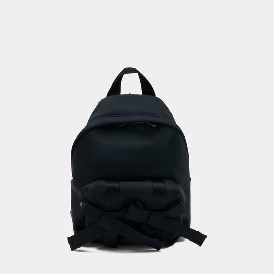 Bow Front Backpack W/ Emb - Simone Rocha - Synthetic - Black