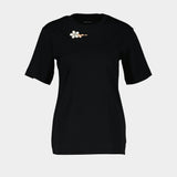 Boy T-Shirt W/ Emb - Simone Rocha - Cotton - Black