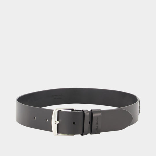 Emb Belt - Simone Rocha - Leather - Black