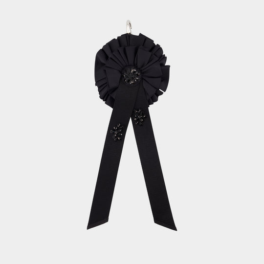 Ribbon Rosette Wallet - Simone Rocha - Nylon - Black