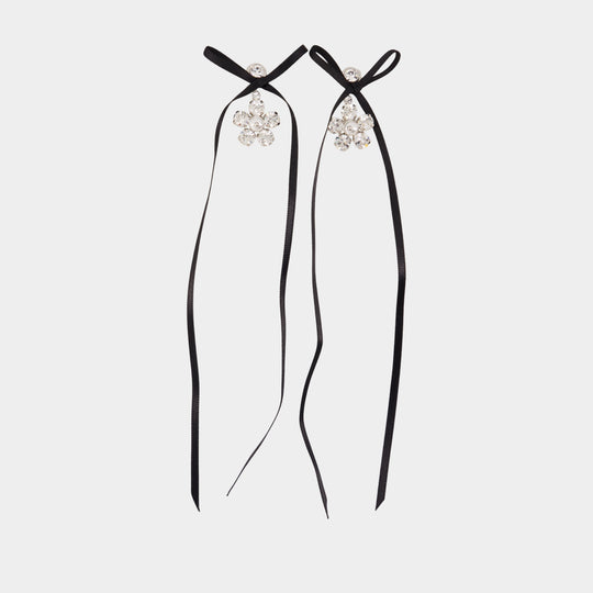 Daisy Earrings - Simone Rocha - Synthetic Pearls - Ivory