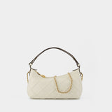 Fleming Clutch - Tory Burch - Leather - Ivory