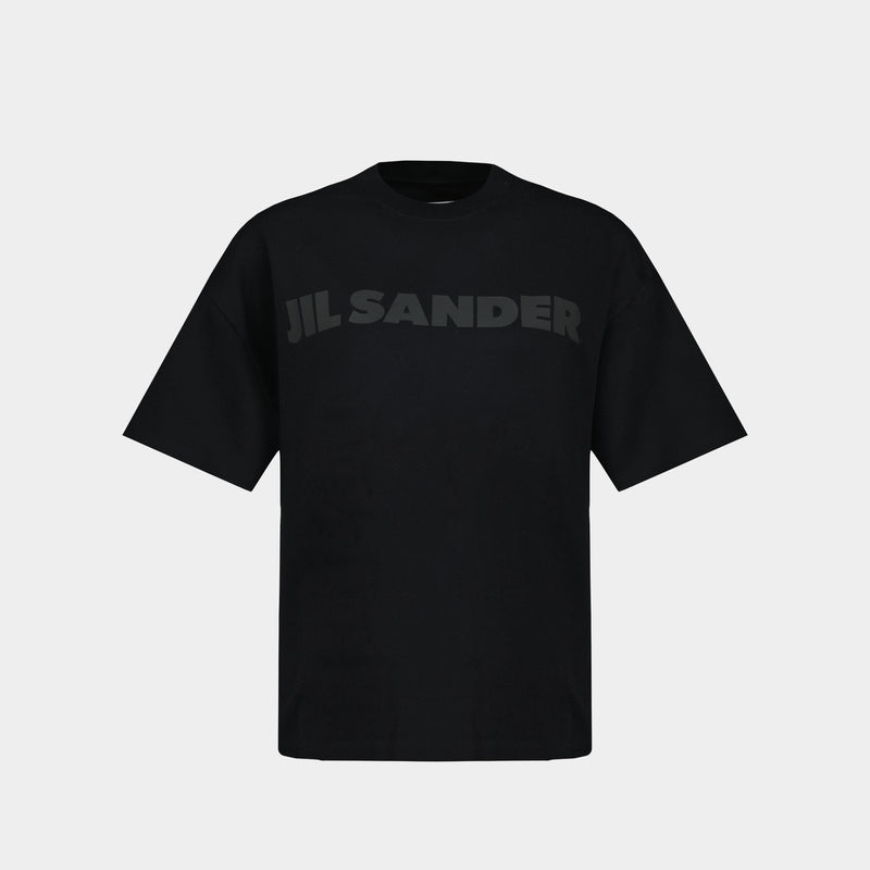 Cn Ss T-Shirt - Jil Sander - Cotton - Black