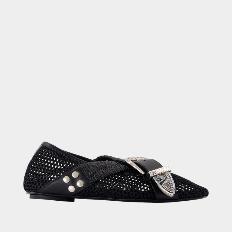 Ballerinas Aj1434 - Toga Pulla - Mesh - Black