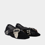 Ballerinas Aj1434 - Toga Pulla - Mesh - Black
