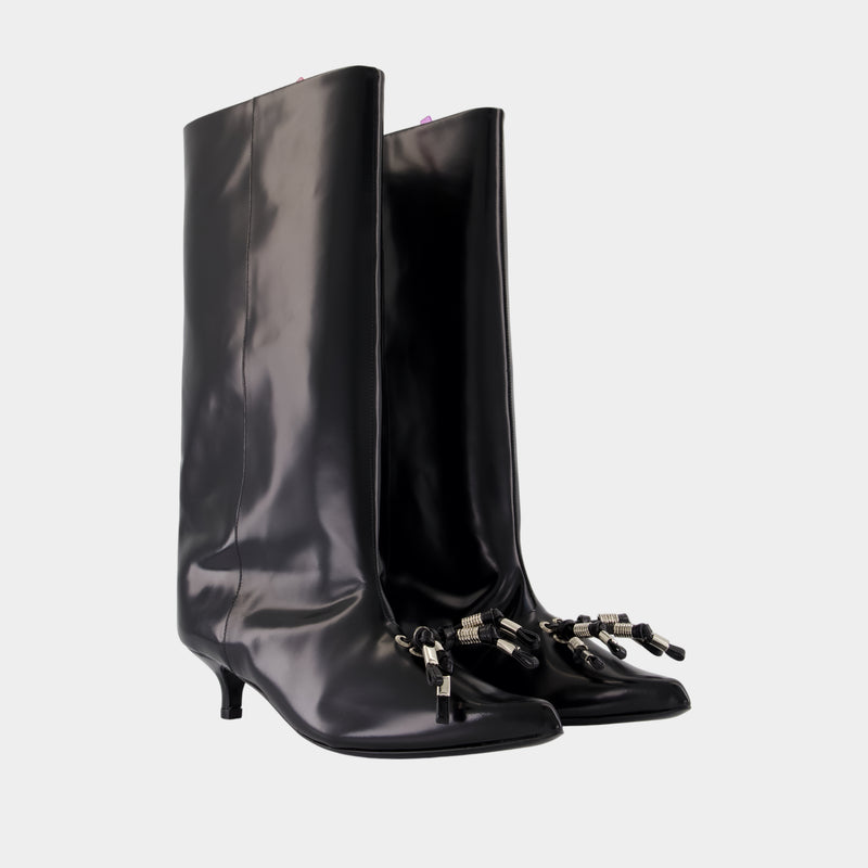 Aj1420 Boots - Toga Pulla - Leather - Black