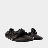 Aj1454 Ballerinas - Toga Pulla - Leather - Black
