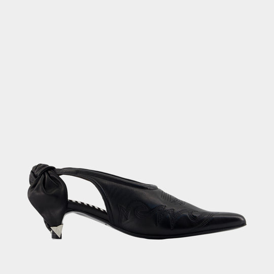 Aj1457 Sandals - Toga Pulla - Leather - Black