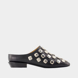 Aj1489 Mules - Toga Pulla - Leather - Black