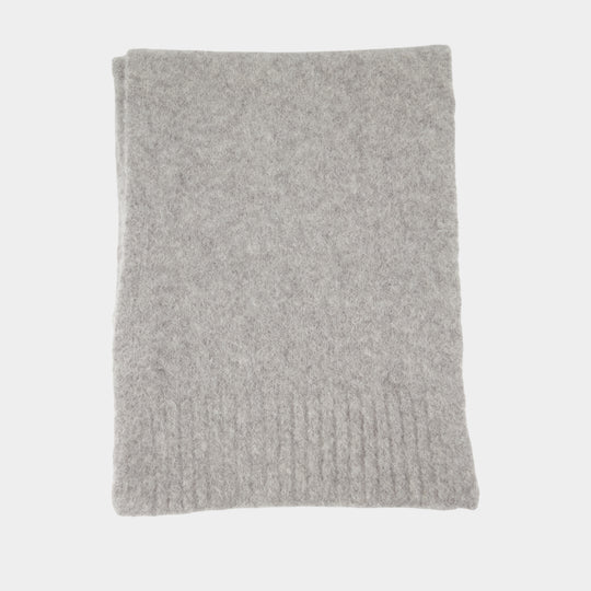 Sajeanne Scarf - Samsoe Samsoe - Wool - Grey