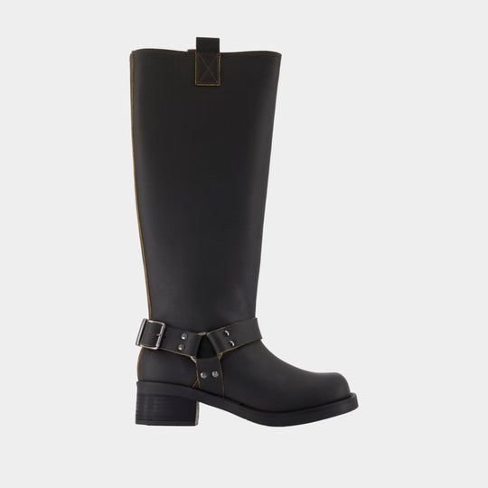 Sabrenta Boots - Samsoe Samsoe - Leather - Green