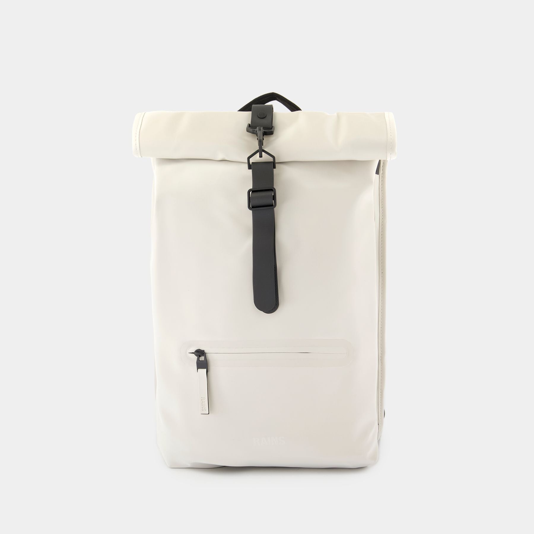 Synthetic Rack Sack Rolltop Rucksack W3 - RAINS - Synthetic - White