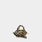 Bou Nano Crossbody - Ganni - Leather - Leopard