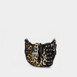 Bucky Small Crossbody - Ganni - Nylon - Leopard