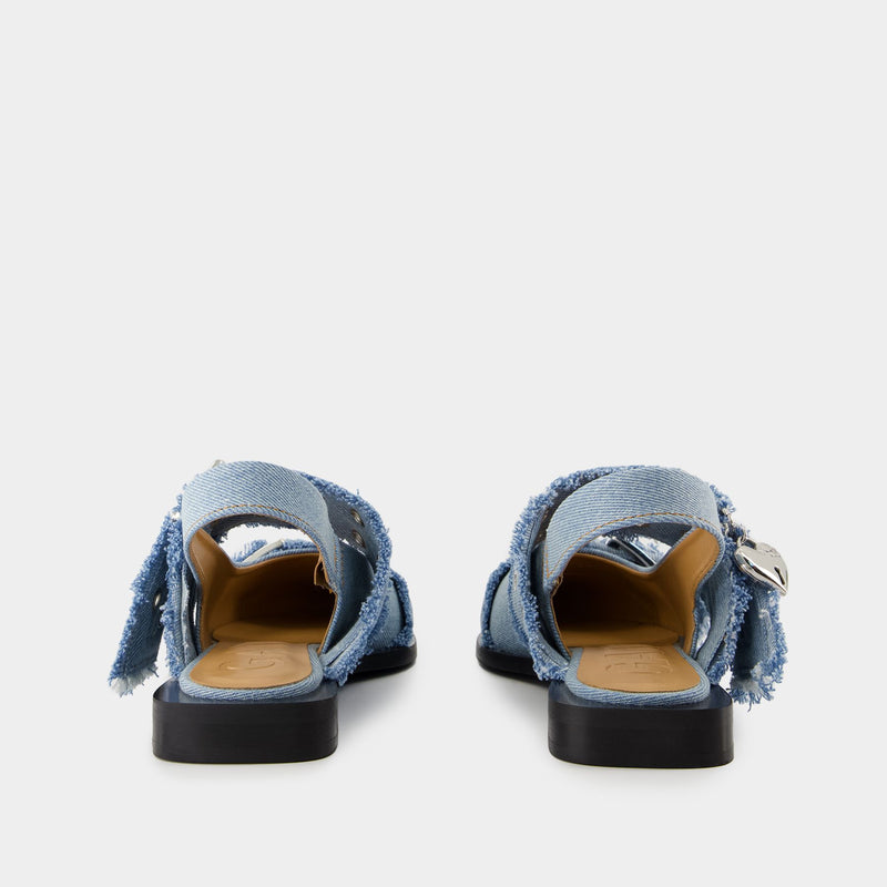 Charms ballerinas - Ganni - Denim - Blue